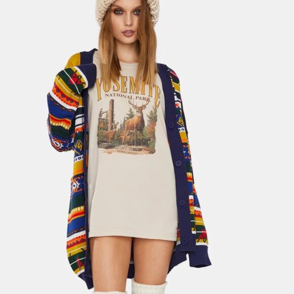 Minga Dolls Kill YOSEMITE NATIONAL PARK T SHIRT Small - Picture 2 of 3